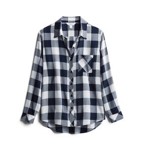 NWT Market & Spruce Jillianne Button Down Top XS